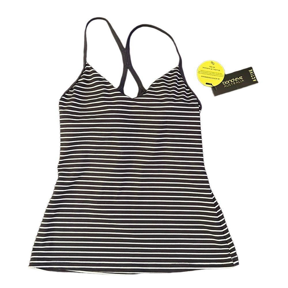 Be Active Halter Back Workout Top with Shelf Bra NEW WITH TAGS
